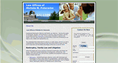 Desktop Screenshot of poterackelaw.com